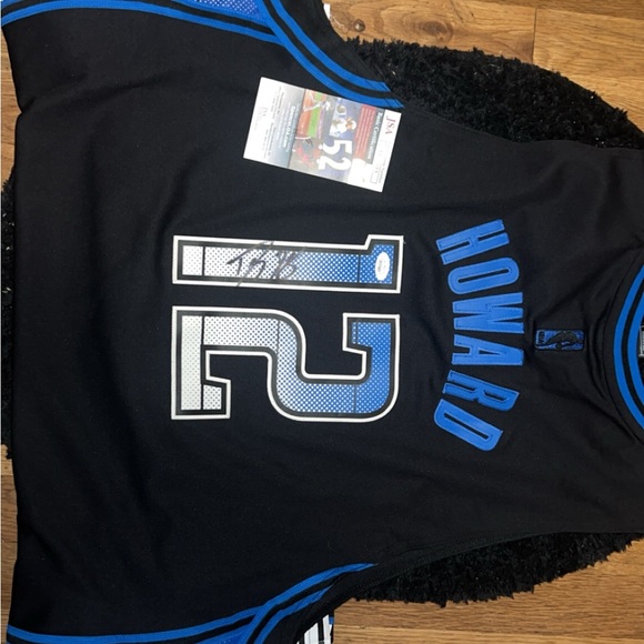 Autographed Dwight Howard jersey.